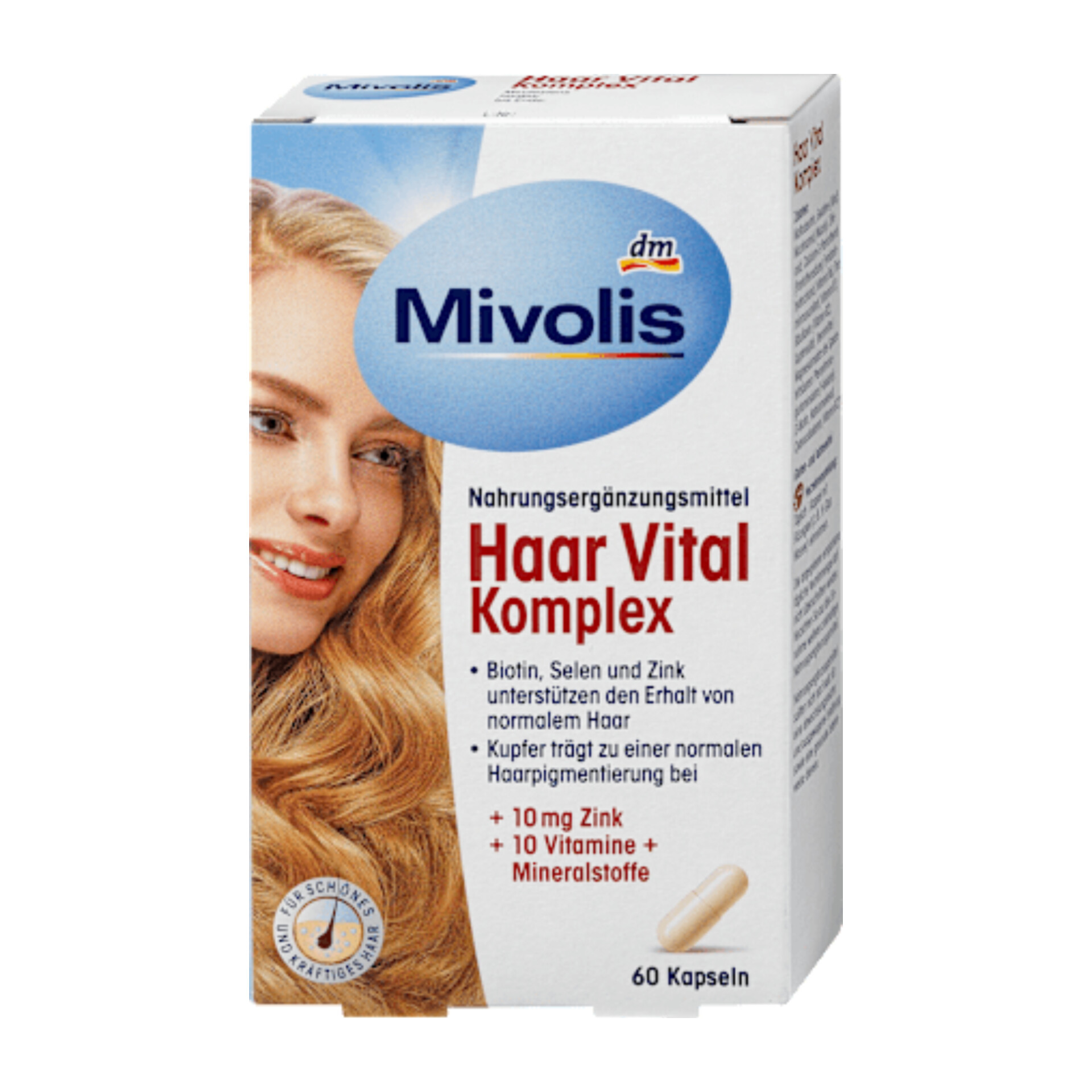 کپسول کمپلکس مو میولیس-Mivolis آلمان ۶۰ عدد