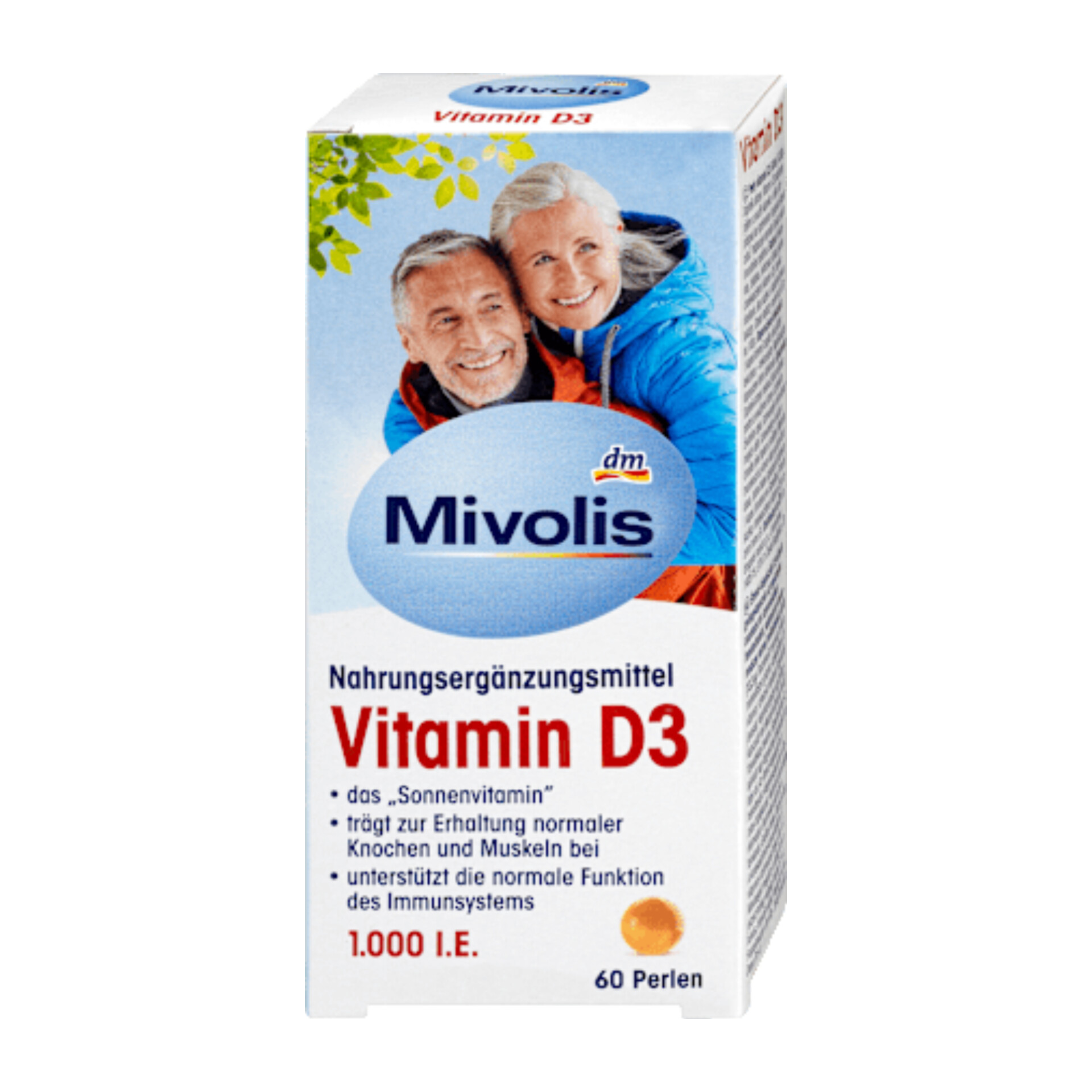 قرص ویتامین D3-1000 میولیس-Mivolis آلمان ۶۰ عدد