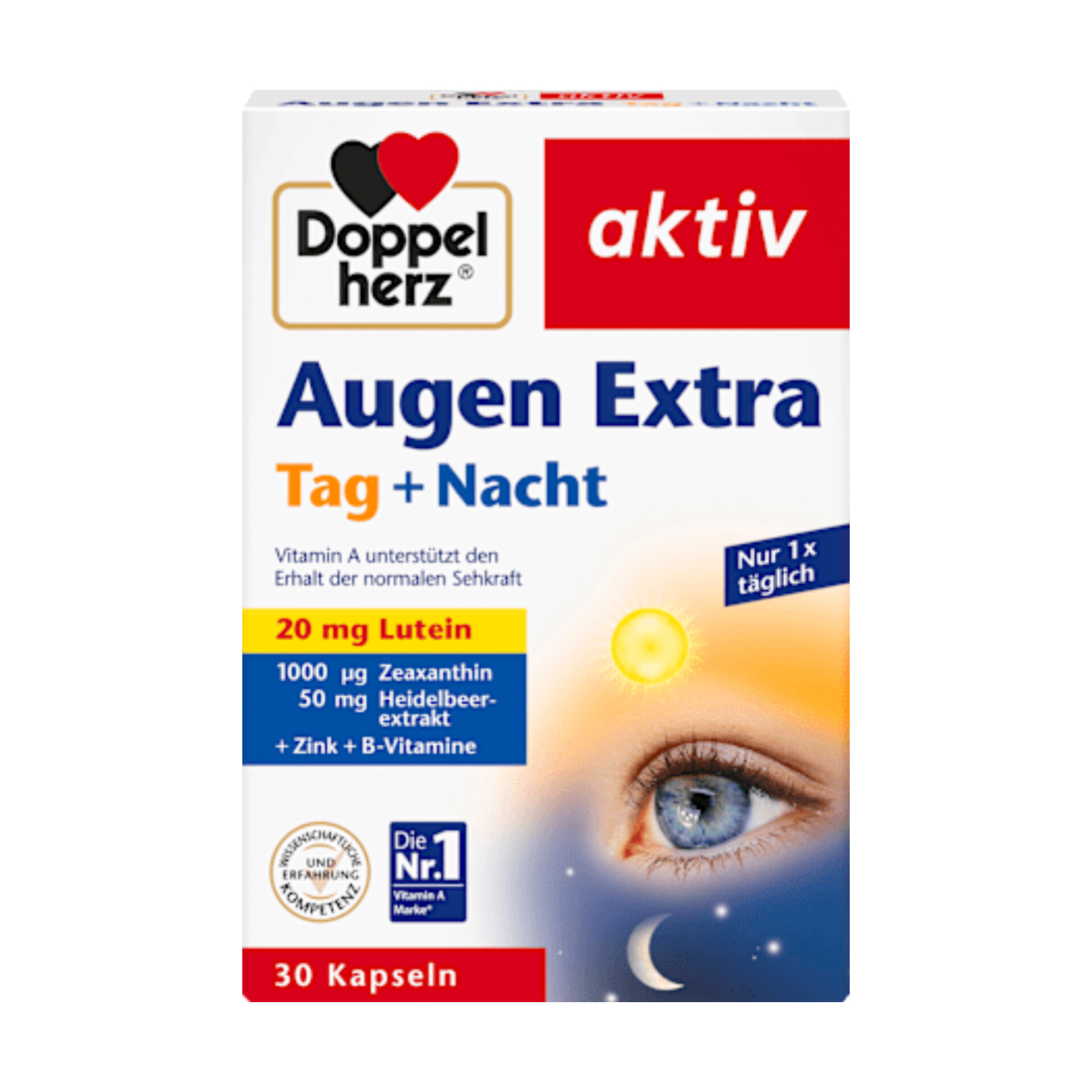 کپسول تقویت بینایی روز و شب دوپل هرز-Doppel herz آلمان ۳۰ عدد