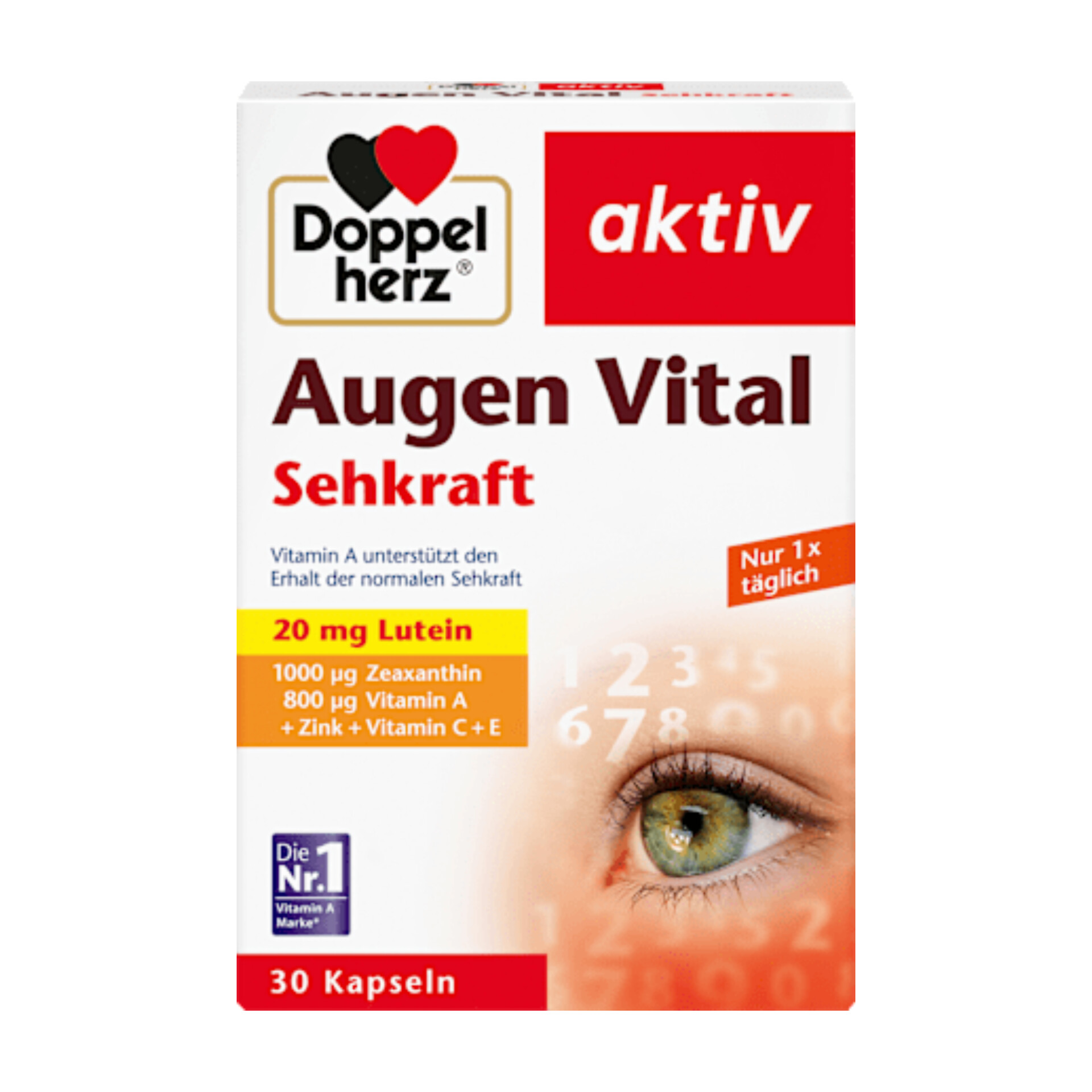 کپسول تقویت بینایی دوپل هرز-Doppel herz آلمان ۳۰ عدد