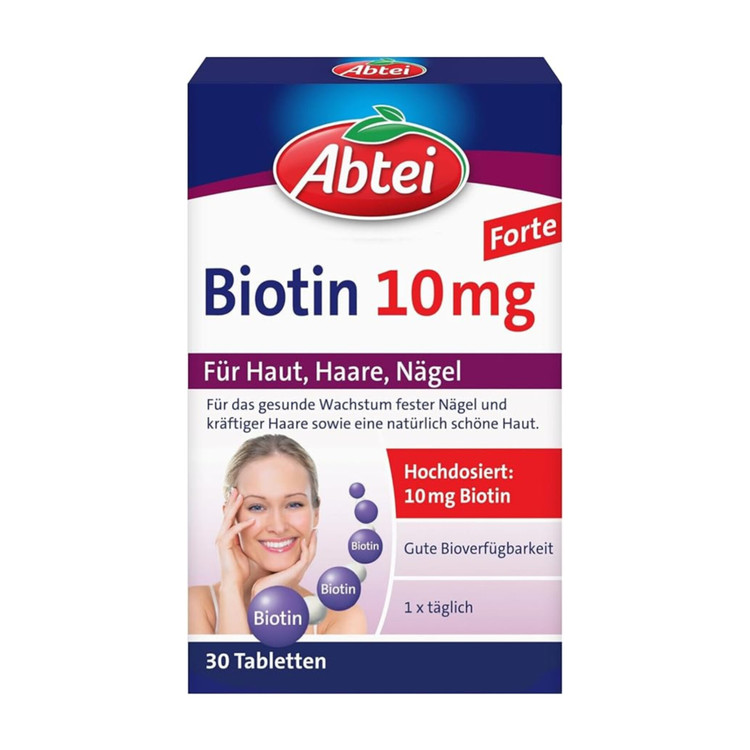 قرص بیوتین ۱۰ میلی گرم آبتی-Abtei آلمان ۳۰ عدد