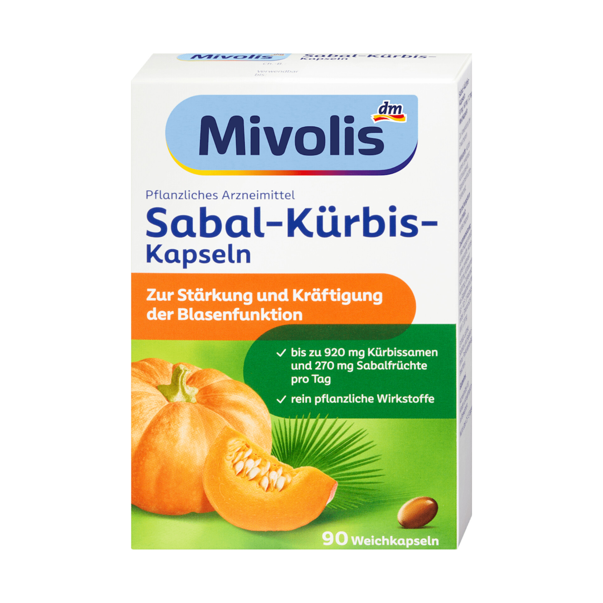 کپسول کدو حلوایی سابال میولیس-Mivolis آلمان ۹۰ عدد